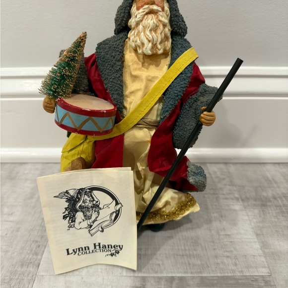 possible dreams clothtiques Other - Lynn Haney Collection Santa with Drum and Tree
